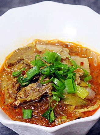Stewed Cabbage with Beef Vermicelli recipe