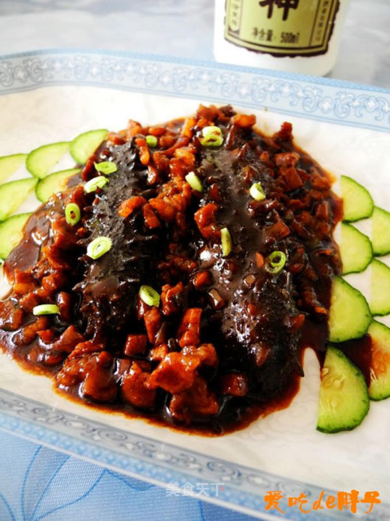 Shandong Cuisine-minced Meat and Sea Cucumber recipe