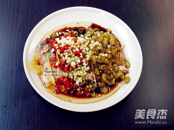 Steamed Fish with Pickled Peppers recipe