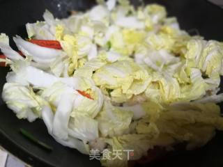 Stir-fried Chinese Cabbage with Red Pepper recipe