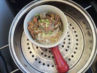 Steamed Crab with Vermicelli recipe