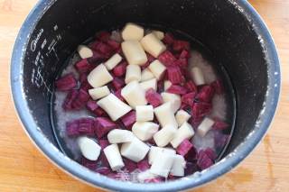 Yam Purple Potato Porridge recipe