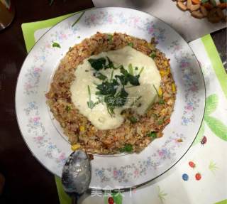 Private Fried Rice with Creamy Mashed Potatoes recipe