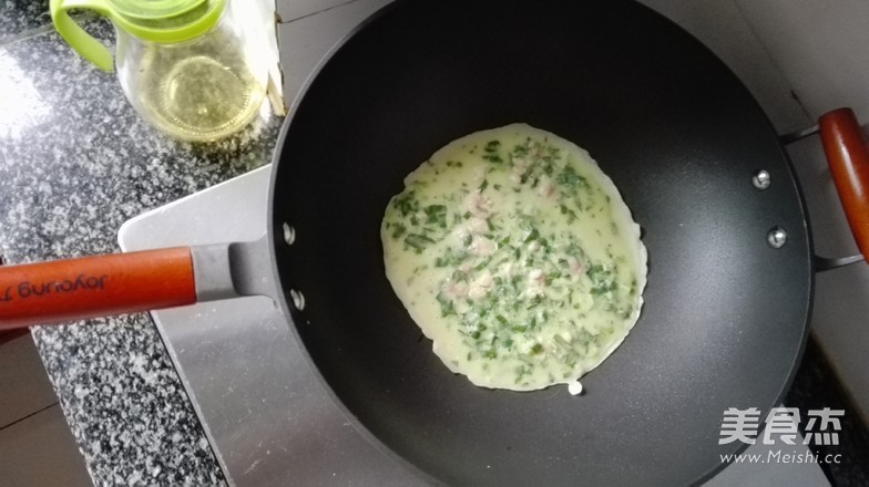 Spinach and Egg Pancakes recipe