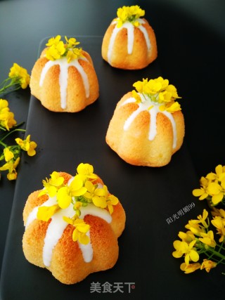 #四session Baking Contest and is Love to Eat Festival# Mini Flower Cakes recipe