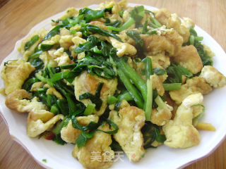 Scrambled Eggs with Leek recipe