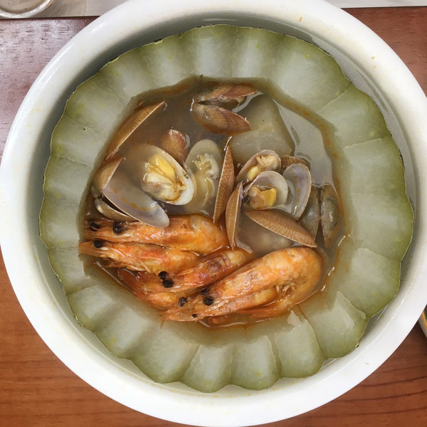 Cantonese Seafood Winter Melon Cup recipe