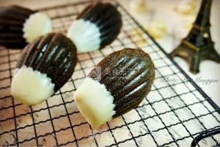 #aca烤明星大赛#chocolate Madeleine Cake recipe