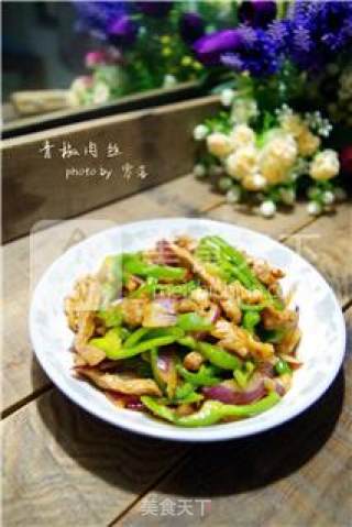 Stir-fried Pork with Green Peppers recipe
