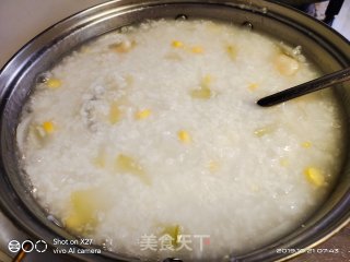 Carrot, Winter Melon, Corn and Lean Pork Congee recipe