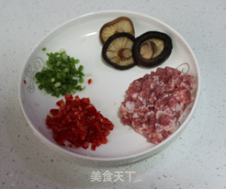 Quick Home Cooking-fried Winter Melon with Shiitake Mushrooms and Minced Meat recipe