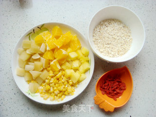 Oatmeal Fruit Health Porridge recipe