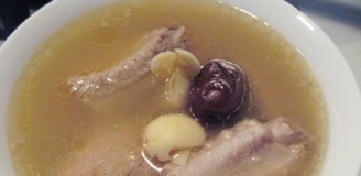 Lotus Seed and Lily Pork Ribs Soup recipe