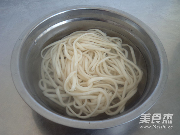 Noodles with Dried Pork Sauce recipe