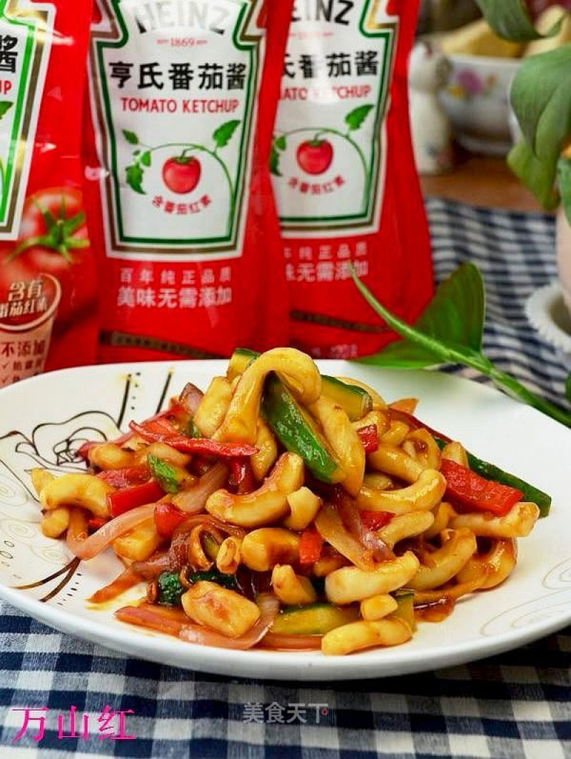 Sauce-flavored Squid Strips Recipe - Simple Chinese Food
