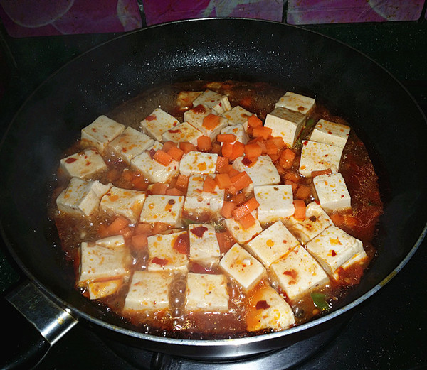 Stewed Tofu with Scallops recipe