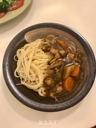Seafood Curry Pasta recipe