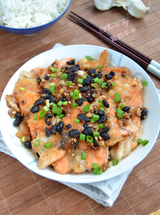 Fried and Baked Salmon Bone recipe