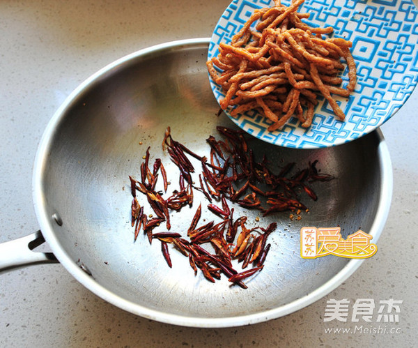 Vegetarian Version of Dried Shredded Pork recipe