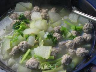 Beef Meatballs with Winter Melon recipe