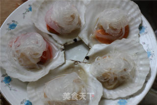 Steamed Scallops with Garlic Vermicelli recipe