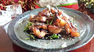 Roasted Toothpick Pork Belly recipe