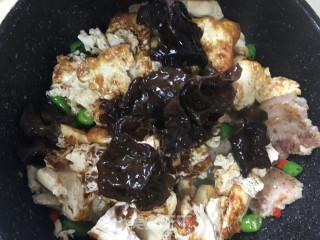 Twice-cooked Pork Homemade Tofu recipe