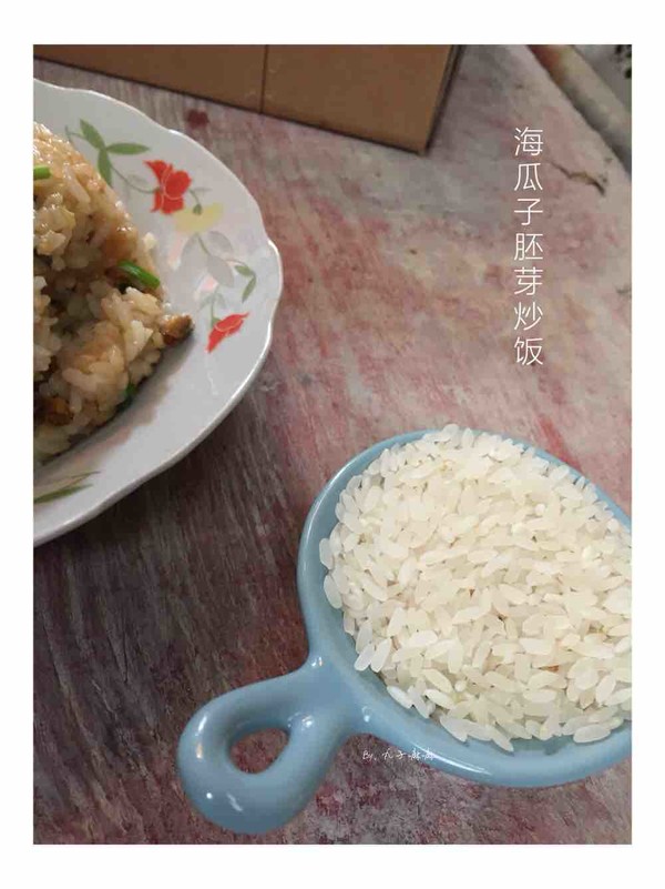 Fried Rice with Sea Melon Seed Germ recipe