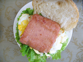 Luncheon Meat and Egg Fort recipe