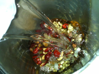 Soy Milk with Red Dates, Lily and Lotus Seeds recipe