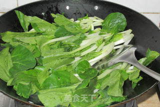 Stir-fried Chinese Cabbage with Garlic Shrimp Sauce recipe