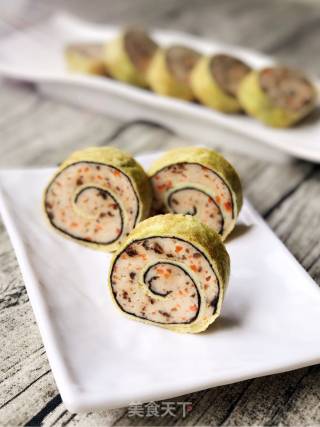 Chicken Nori Egg Roll recipe