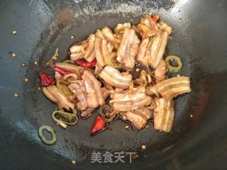 Stir-fried Pork with Moss recipe