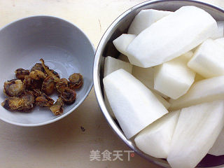 Braised Radish with Whole Shells recipe