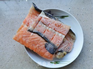 Salmon Tofu Soup recipe