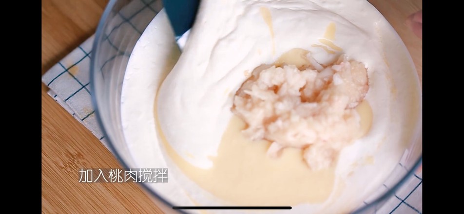 【peach Mousse Cake】 recipe