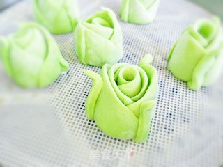 Green Rose Mantou recipe