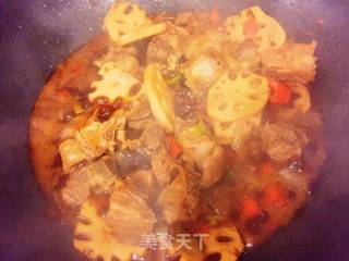 Braised Lotus Root with Pork Ribs Sauce recipe