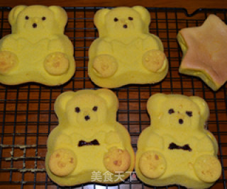 Cartoon Pumpkin Chiffon Cake-bear Cake recipe