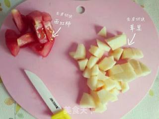 Tomato and Apple Puree Rice Noodles recipe