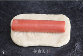 Hot Dog Flower Shaped Bread recipe