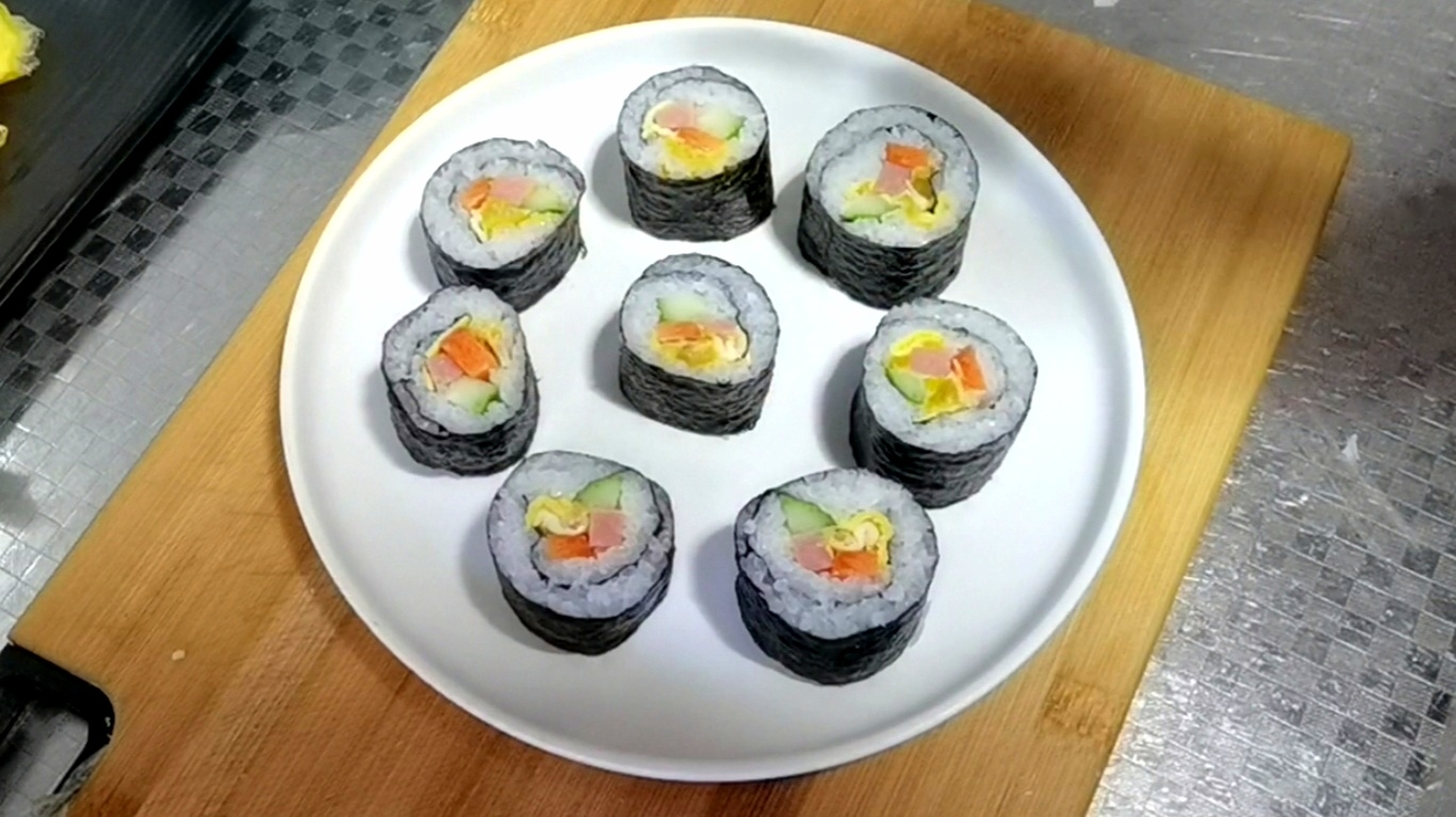 The Most Suitable Quick Recipe for Breakfast~salted Egg Yolk Sushi Rolls recipe