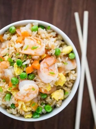 Fried Rice with Shrimp and Egg