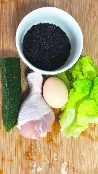 Low-fat Purple Rice Balls recipe