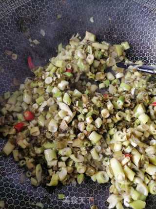 Fried Pickled Cabbage with Bamboo Shoots recipe