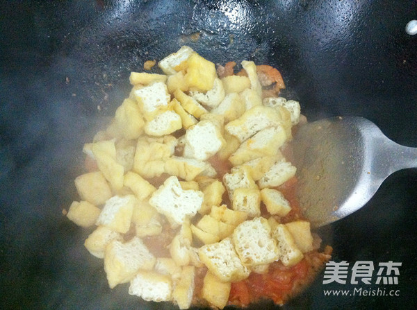 Tomato Sauce Tofu Puffs recipe