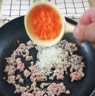 Steamed Egg with Minced Meat recipe