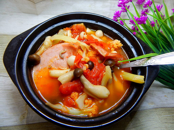 Tomato and Bacon Chip Soup recipe