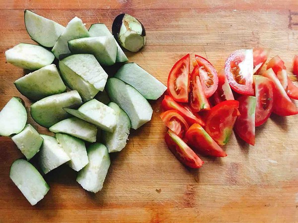 Stir-fried Eggplant with Tomato recipe