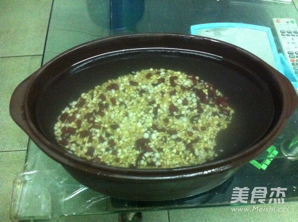 Red Bean and Barley Congee recipe